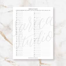 Cursive alphabet letters from a to z to print. Cursive Handwriting Practice Guide Printable Sarica Studio