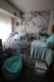 College Dorm Room College Dorm Room Decor Teal Dorm Room Comfortable Bedroom Decor
