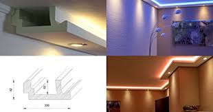 Stuckleisten Lichtprofil Fur Indirekte Led Beleuchtung Von Wand Und Decke Stuckleiste Aus Hartschaum Wdml 200 Beleuchtung Wandbeleuchtung Deckenbeleuchtung