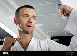 An image of a martial arts master Stock Photo