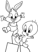 School's out for summer, so keep kids of all ages busy with summer coloring sheets. Drawing Baby Looney Tunes Coloring Page