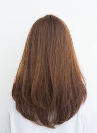 U shaped deep u haircut with layers. Pin Di Lange Haare