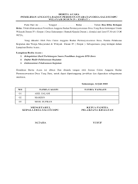 Buku pendaftaran merupakan buku yang berisi kumpulan nama anak didik baru atau siswa baru sekolah paud. Berita Acara Pemilihan Bpd