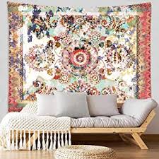 Large tapestry wall hangings can be used as room dividers and window curtains. Amazon Com Wall Tapestry