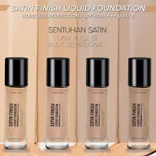 Foundation creams that can hide blemishes, acne scars effectively through gentle strokes on the skin. Satin Finish Liquid Foundation Ni Baru Sendayu Tinggi Hq Facebook