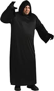 2 541 black robe stock video clips in 4k and hd for creative projects. Amazon Com Rubie S Black Hooded Robe Black Adult Full Figure Costume Clothing