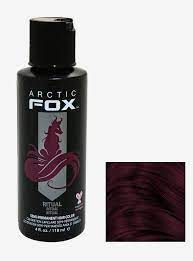 Arctic Fox Semi Permanent Ritual Hair Dye Fox Hair Dye Arctic Fox Hair Dye Burgundy Box Braids