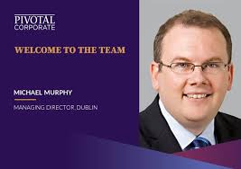 We are delighted to welcome Michael Murphy to the Senior Leadership team,  as Managing Director, Dublin.