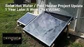 Solar pool heaters can last as long as 15 to 20 years, and they cost very little money to run once they're installed. Diy Solar Pool Heater Performance Calculations Youtube