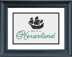 Take Me To Neverland Peter Pan Disney Pdf Cross Stitch Etsy Cross Stitch Patterns Disney Cross Stitch Patterns Cross Stitch