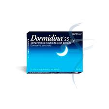 Buy Dormidina 25mg Tablets Doxylamine Sleeping Pills