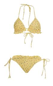 Based in bali, faithfull the brand is notorious for its effortlessly romantic, bohemian clothing. Faithfull The Brand Synthetic Le Fleur Floral Bikini Set In Yellow Lyst