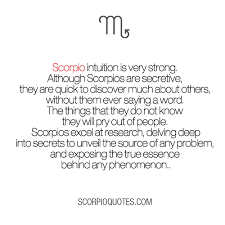 Scorpio Intuition Scorpio Scorpio Zodiac Facts Scorpio Traits