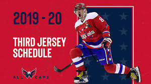We see the red retro jersey feature the original capitals workmark across the chest with six stars above it and five stars on each sleeve. Capitals To Wear Third Jersey For 12 Home Dates In 2019 20 Nova Caps