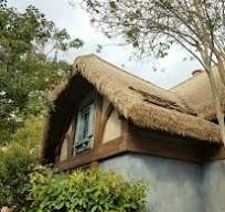Authentic Thatched Roof Cottage Style with Synthetic Thatch ...