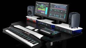 Optional keyboard tray and risers. Best Music Production Desks Workstation You Deserve Studiodesk