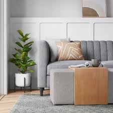 Baby plum 34 inch round ottoman coffee table wide upholstered cocktail ottoman tufted foot stool nailhead ottoman with wheels cocktail ottomans with stools for bedroom living room (coffee) $179.99 $ 179. Coffee Table Ottoman Target