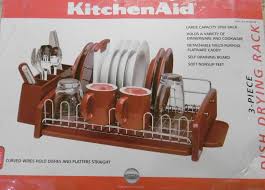 Kitchenaid Classic Large Capacity 3 Piece Dish Rack Drying Set Red New B S Kitchenaid Dish Rack Drying Kitchen Aid Dish Racks