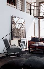 Ralph Lauren Home S Hudson Street Lounge Chair Is A Chic Avant Garde Addition To Any Urban Living Room Inspiration Grey Urban Living Room Living Room Designs