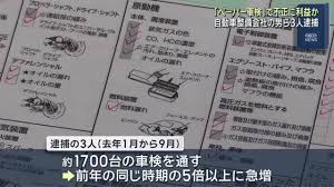 「ペーパー車検」で不正に利益か 愛知・一宮市の自動車整備会社の ...