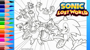 Spark your creativity by choosing your favorite printable coloring pages and let the fun begin! Sonic Coloring Pages 2021 Sonic Lost World Colored With Markers Roy Knox Complet Fun Youtube