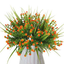 Our outdoor flowers are suitable for this use and. Mihounion 4 Bouquets Artificial Outdoor Plants Fake Plastic Flowers Real Touch Greenery For Wedding Kitchen Home Office Indoor Grave Table On Onbuy