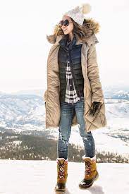33 Outfits With Snow Boots The Key Styles To Invest In This Winter Snow Boots Outfit Snow Boots Women Winter Outfits Women