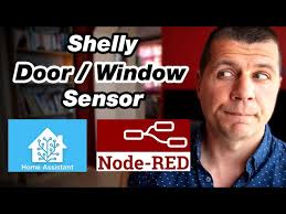 Shelly Door Window Sensor with Home Assistant and Node-RED over MQTT