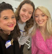 What a night! We had the best time meeting with prospective new members and  parents at the @gkcalumnaepanhellenic Recruitment 101 event! I am so  grateful for these two amazing women, along with