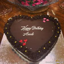 Chocolate Cake Happy Birthday Cake With Name And Photo Edit Software Free Download Happy Birthday Arushi Cakes Cards Wishes Happy Birthday Cake Pictures Happy Birthday Cake Photo Happy Birthday Cakes