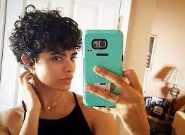 55 Popular Short Curly Hair Ideas Curly Pixie Haircuts Curly Pixie Hairstyles Curly Hair Styles