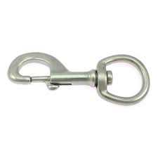 Swivel Eye Snap Hook 87mm Stainless Steel Pet Hardware