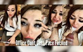 Office cunt gets face fucked by Lexxi Blakk 