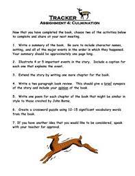 Tracker By Gary Paulsen A Novel Study Novel Studies Gary Paulsen Tracker