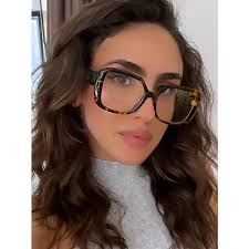 NEW Prada PR10ZVF Square Eyeglasses Frames in Honey Tortoise