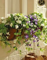 Artificial pansy window box | fake flowering pansy box. 8 Artificial Hanging Baskets Ideas Artificial Hanging Baskets Hanging Baskets Plants