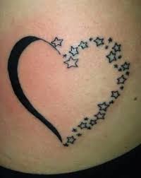 Heart With Stars Tattoos And Tattoo Designs Star Tattoos Star Tattoo Designs Tattoos