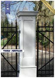 20+ modern steel gate design pictures | front gate designs for housesmodern steel gate designmodern steel gate designs are the best option for you when you want strong firm and secure fence gates. Pfeiler Torpfeiler Zaunpfeiler Abdeckplatten Beton Pfeiler Pfeiler Aufsatz Eingangstor Design Tor Design Einfahrtstor