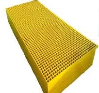 Fiberglass Reinforced Plastic Grating GRP/ FRP Grating Pultruded Trench  Cover Plate 38*38*38 Fiberglass Grating