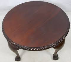 Intended for residential use only. Chippendale Style Round Mahogany Coffee Table 81574 Sellingantiques Co Uk