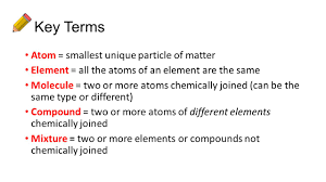 Because it consists of the same molecules or ions. Atoms Elements Molecules Compounds And Mixtures Ppt Video Online Download