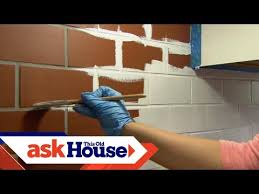 How To Paint A Tile Backsplash Ask This Old House Youtube Tile Backsplash Painting Tile Backsplash Painting Tile
