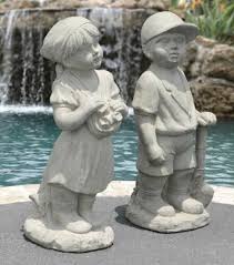 Participating companies had a huge investment in getting. Buy Boy And Girl Set Of 2 Garden Statues Sculptures Lawn Ornament Garden Decor Online In Taiwan 143523802388