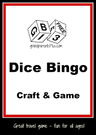 Dice Bingo Game An Easy Game To Make And Play Fun For All Ages Senior Activities Travel Games Bingo