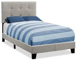 I only mention it because it's a full $50 cheaper on amazon for that exact bed. Tara Twin Bed Grey The Brick