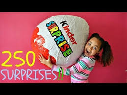 Giant Kinder Surprise Egg 250 Surprises Toys Andme Kinder Surprise Eggs Giant Kinder Surprise Egg Surprise Egg