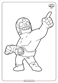 Brawl stars aesthetics by officialdusties on deviantart. El Primo Brawl Stars Coloring Pages