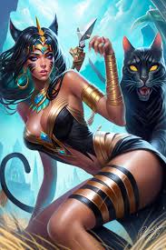 Bastet, the Goddess of cats by Romazeo on DeviantArt