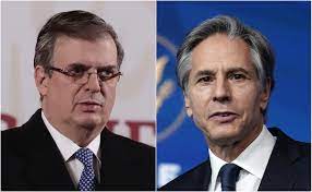 El secretario de estado blinken enfatizó el interés compartido en la seguridad y en la integración económica. Ebrard Dialoga Con Antony Blinken Nuevo Secretario De Estado De Eu