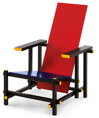 Höhe 84 x tiefe 50 x breite 49 cm sitzhöhe: Red And Blue Chair Von Gerrit Rietveld I Cassina Markanto
